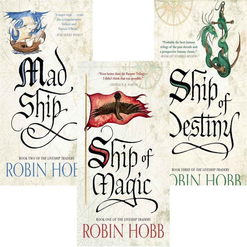 Robin Hobb The Liveship Traders Trilogy 3 Books Collection Set